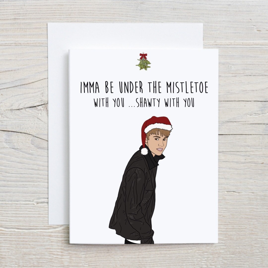 A Very Justin Bieber Holiday Card