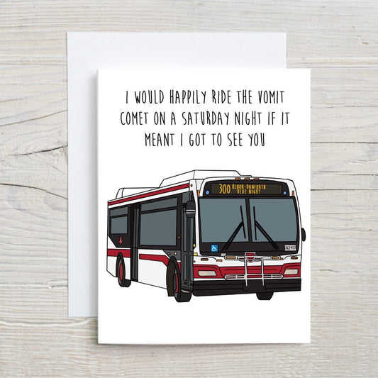 TTC Vomit Comet Card