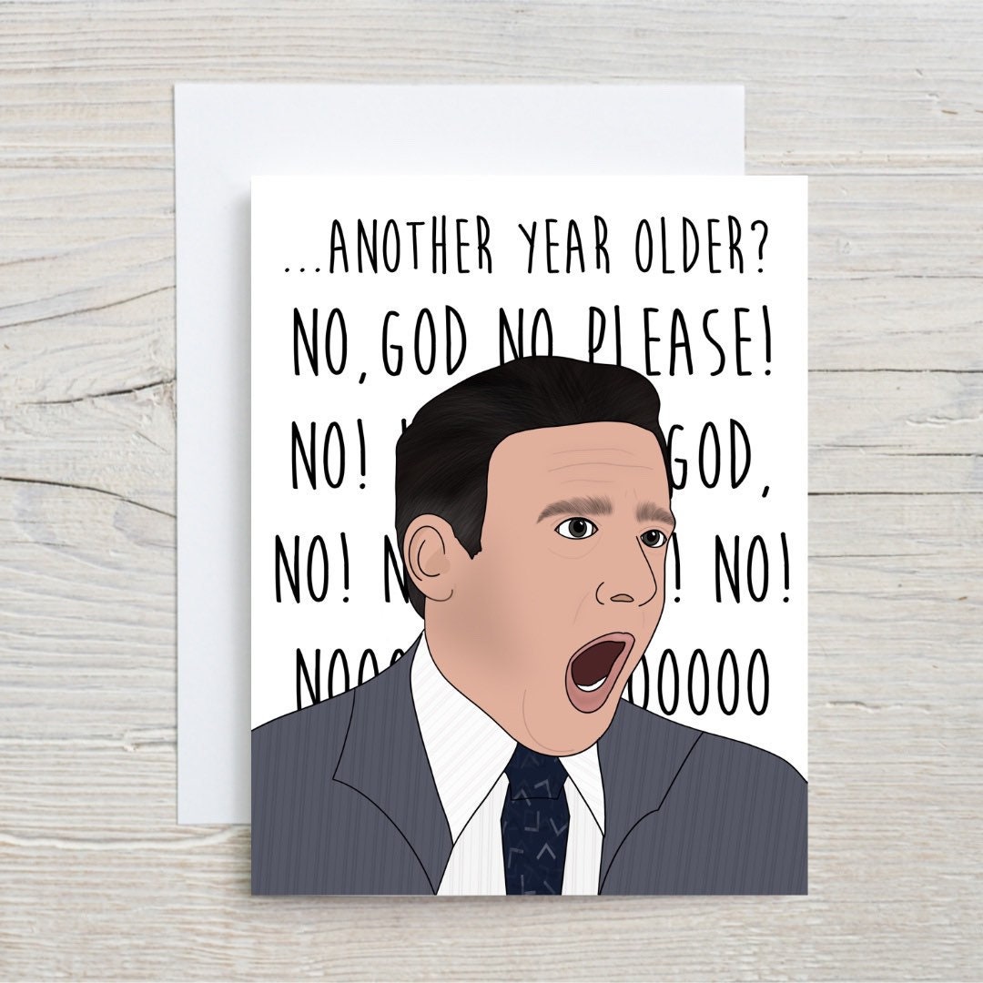 Oh God No Bday Card