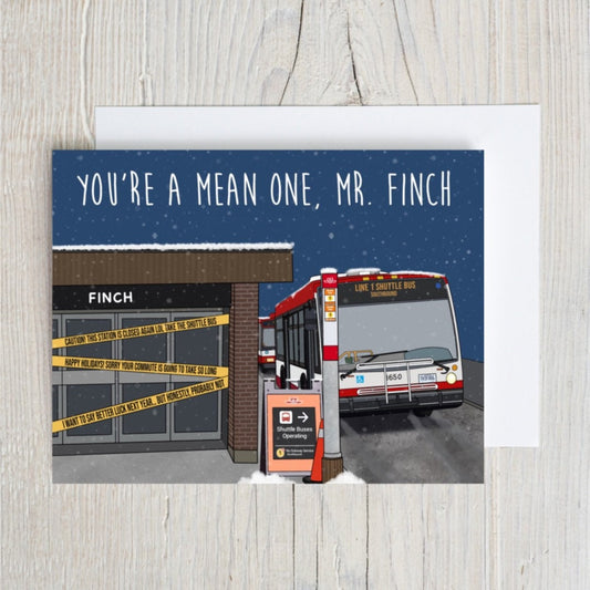 Mean Mr Finch Card