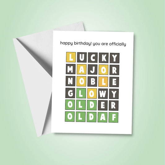 Birthdle Card